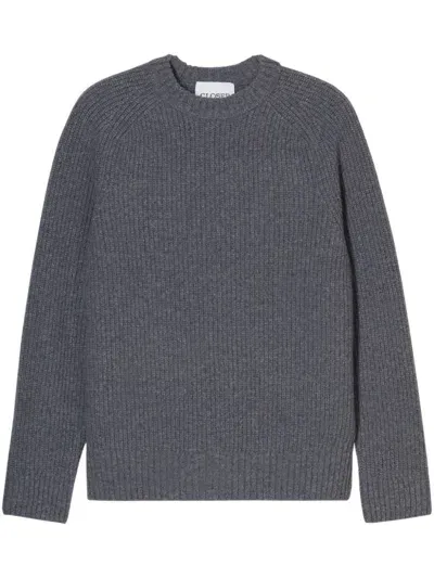 Closed Wool Sweater In Grey