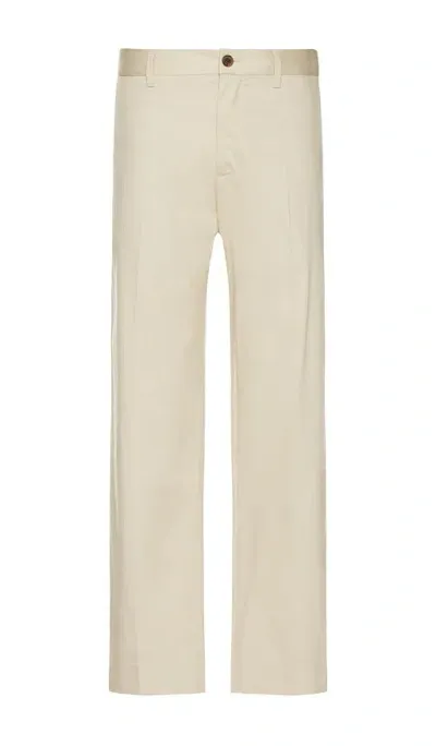 Club Monaco Straight Cropped Fit Pant In Tidal Foam