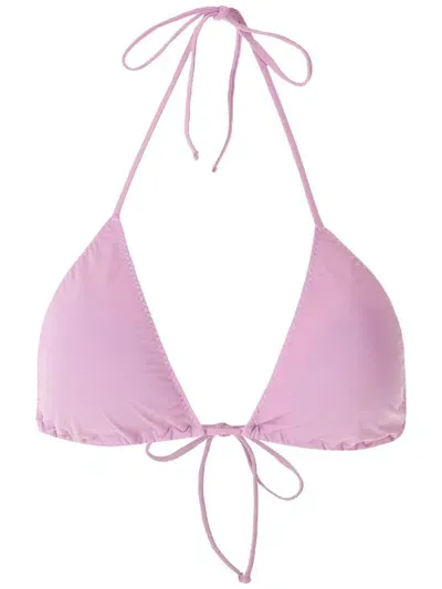 Clube Bossa Aava Triangle Bikini Top In Purple