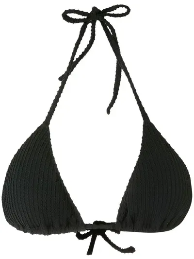 Clube Bossa Chapin Bikini Top In Black