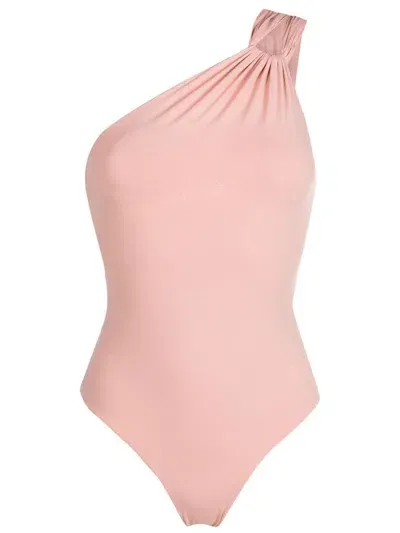 Clube Bossa One-shoulder Swimsuit In Pink