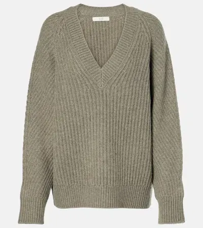 Co Wool And Cashmere Sweater In Brown