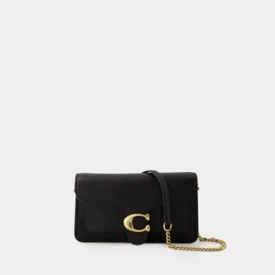 Coach Tabby Wristlet In Brass/black