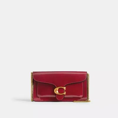 Coach Tabby Clutch Mit Kette In Pink