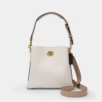 Coach Willow Bucket Bag In White