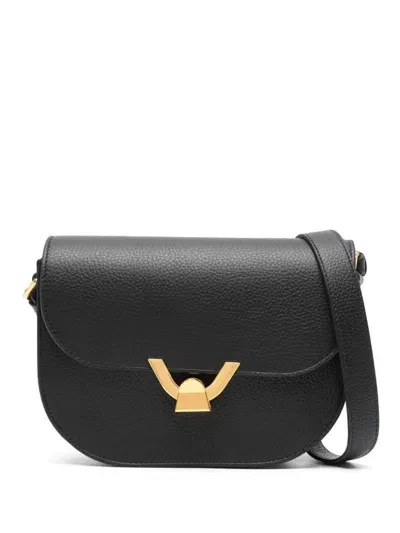 Coccinelle Medium Dew Crossbody Bag In Black