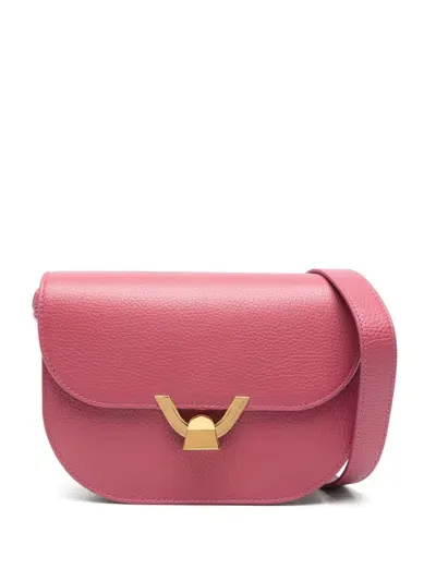 Coccinelle Small Dew Cross Body Bag In Pink