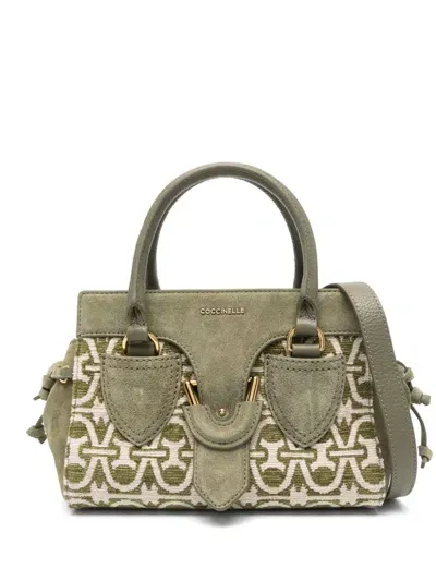 Coccinelle Small York Tote Bag In Green