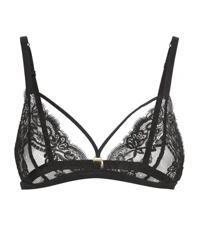 Coco De Mer Lace Seraphine Triangle Bra In Black