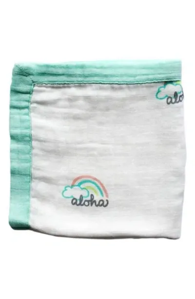 Coco Moon Kids' Aloha Quilt In Blue