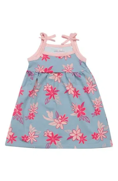 Coco Moon Babies'  Tiare Breeze Sundress In Pink