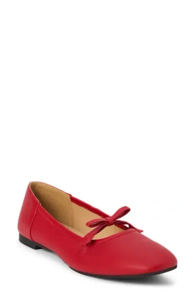 Coconuts By Matisse Missy Ballet Flat In Red