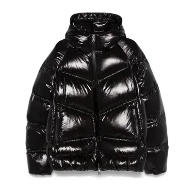 Cole Buxton Hooded Insulated Jacket In Black