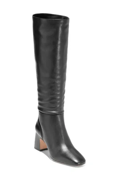 Cole Haan Gabriella Knee High Slouch Boot In Black Fren