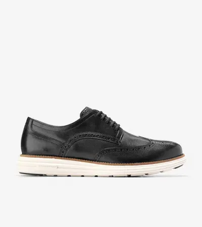 Cole Haan Men's Øriginal Grand Remastered Wingtip Oxford Shoes - Black Size 9