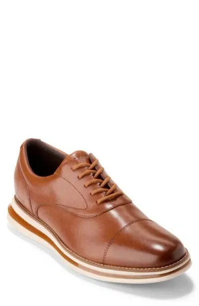 Cole Haan Original Grand Energy One Cap Toe Oxford In British Tan/irish Coffee/ivory