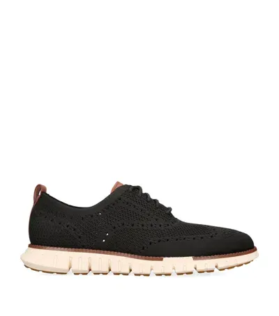 Cole Haan Zerøgrand Stitchlite Oxford Shoes In Black