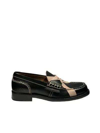 College Mocassino Donna In X C.100 An.black X Ecru