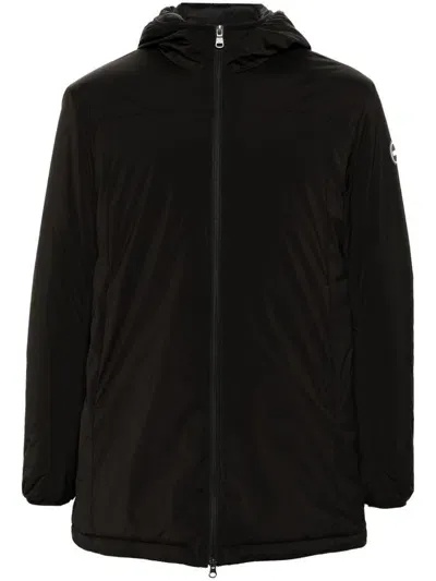 Colmar Logo-patch Hooded Jacket In Black