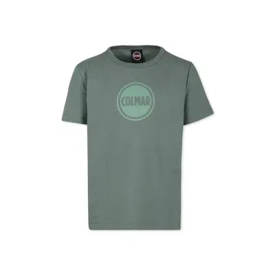 Colmar Green T-shirt For Boy With Logo In Grün