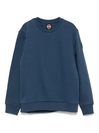 Colmar Kids' Logo-patch Sweatshirt In Blue