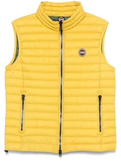 Colmar Quilted Gilet In Yellow