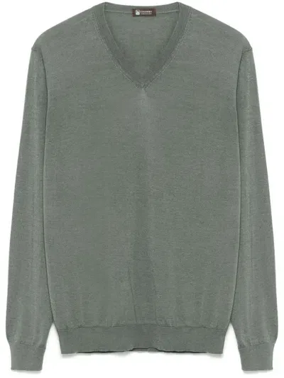 Colombo Ma00058256ja  V Neck Sweater In Gray