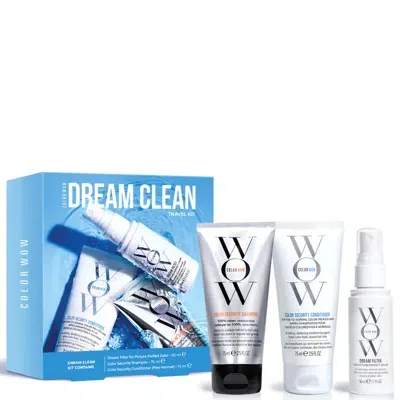 Color Wow Dream Clean Travel Kit In White