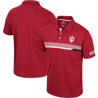 Colosseum Crimson Indiana Hoosiers No Problemo Polo In Red