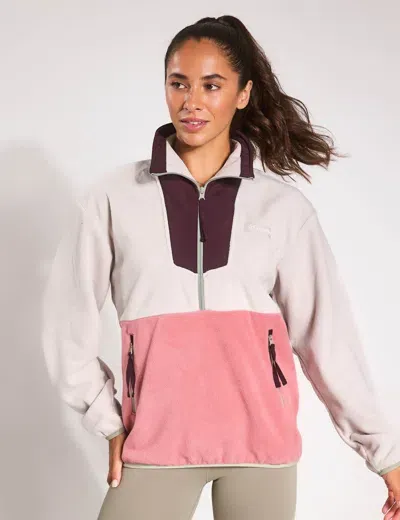 Columbia Sequoia Grove 1/2 Zip Fleece In Pink