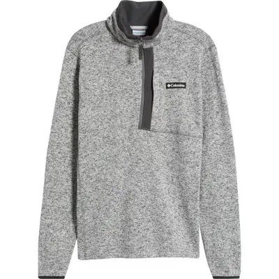 Columbia Sweater Weather Half Zip Pullover In City Grey Heather