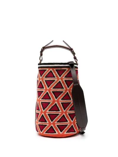 Colville Maxi Triangle Tote Bag In Orange