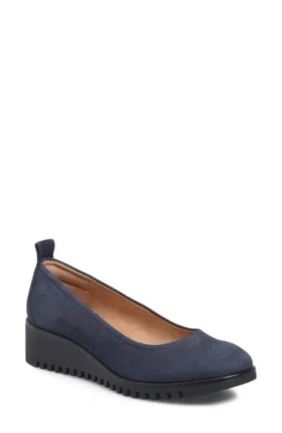 Comfortiva Dillon Wedge Pump In Storm Blue