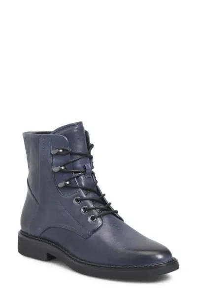 Comfortiva Elsberry Waterproof Lace-up Bootie In Sky Navy