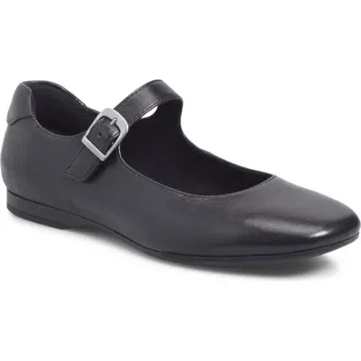 Comfortiva Kaylee Mary Jane Flat In Black