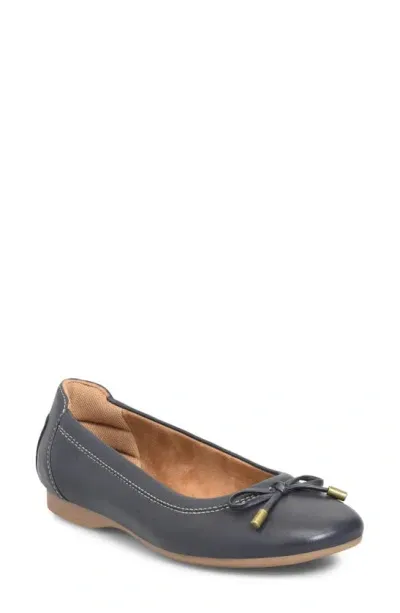 Comfortiva Keegan Ballet Flat In Sky Navy