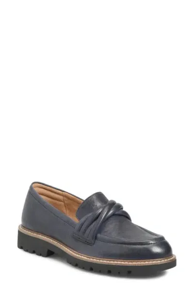 Comfortiva Lilac Lug Sole Loafer In Sky Navy