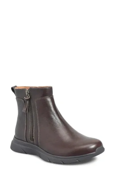 Comfortiva Maxine Waterproof Bootie In Chocolate