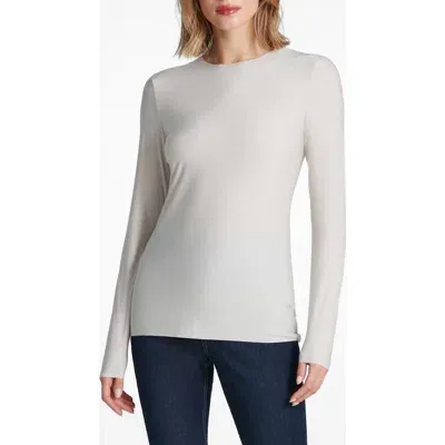 Commando Butter Crewneck Long Sleeve Top In Porcelain