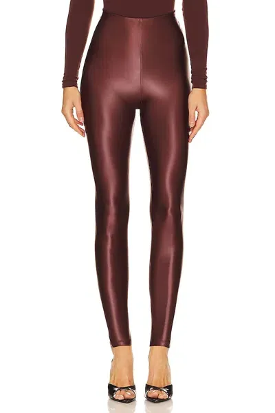 Commando Matte Metallic Legging In Brown