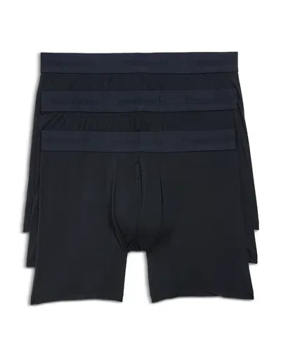 Commando Micro Modal Modern Fit Boxer Briefs, Pack Of 3 In Black