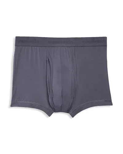 Commando Micro Modal Relaxed Fit Trunks In Titanium