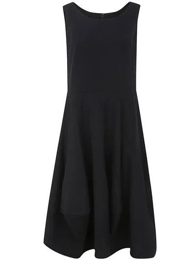 Comme Des Garcons - Cdg Sleeveless Long Dress In Black