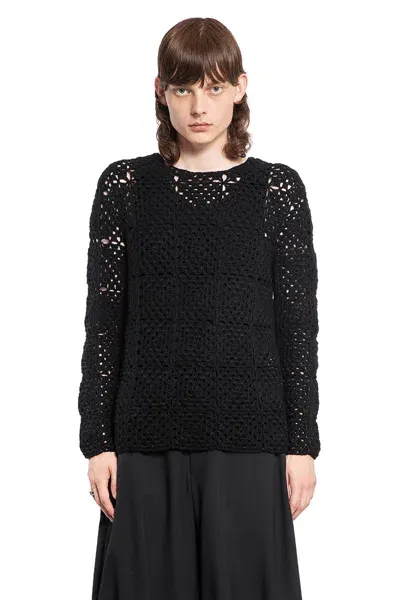 Comme Des Garcons Black Man Black Knitwear