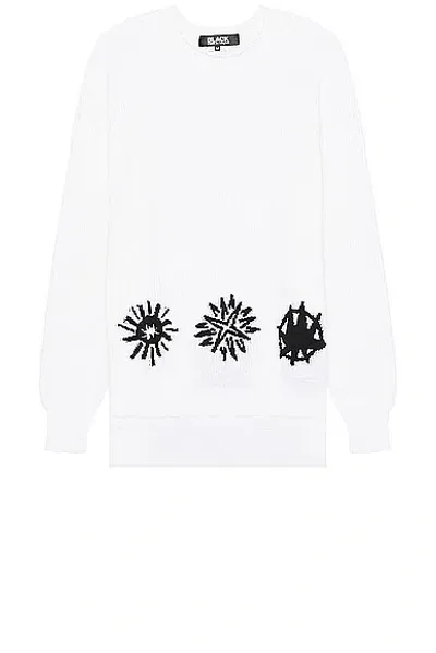 Comme Des Garcons Black X Filip Pagowski Sweater In White