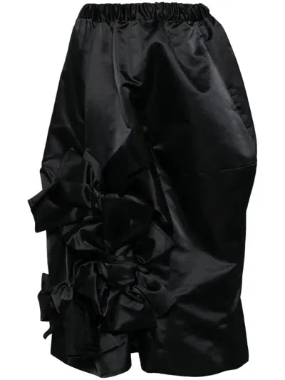 Comme Des Garçons Rock Mit Schleife In Schwarz