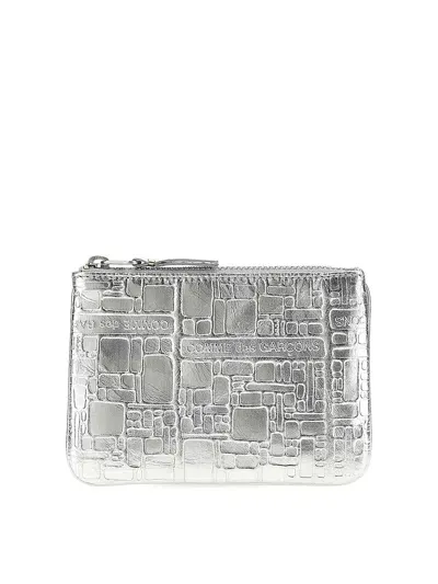 Comme Des Garçons Carteras Y Monederos - Plata In Silver