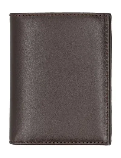 Comme Des Garçons Fold Compact Bi-fold Style In Brown