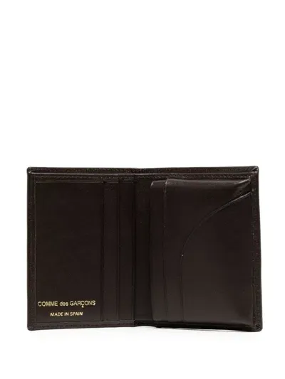 Comme Des Garçons Classic Group Wallet In Brown