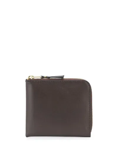 Comme Des Garçons Classic Line Wallet In Brown